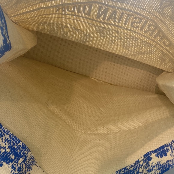 DIOR RIVIERA TOILE RAFFIA TOTE⭐️NEW - Picture 4 of 5
